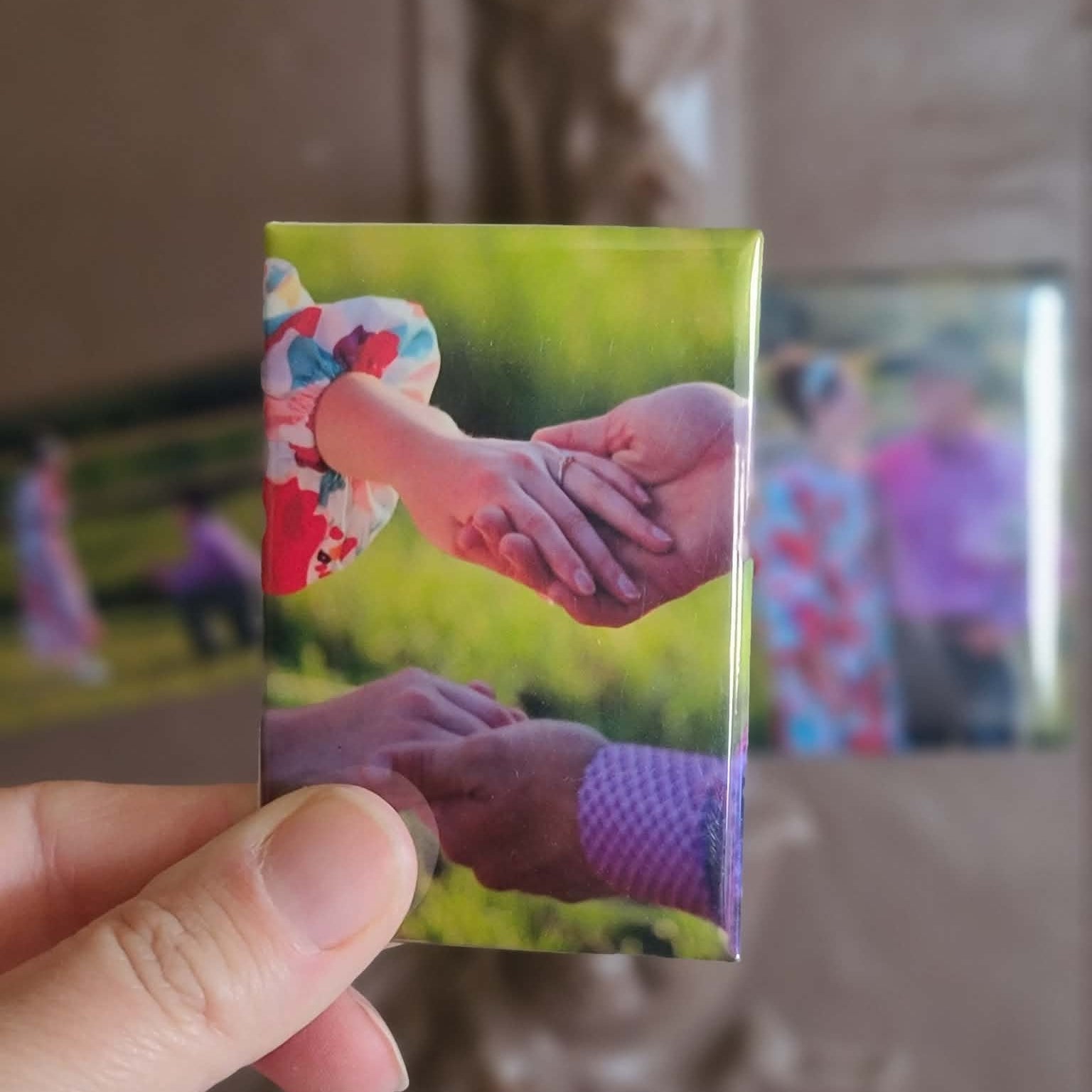 Button Photo Magnets